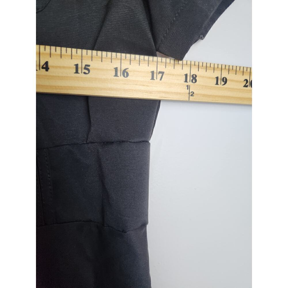 Snap front womens dress measures M cross, goth emo grunge nun missing straps - Picture 10 of 11